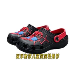 Crocs s Dép trẻ em mới dép lê mũi kín mùa hè dép sandal cho bé giày đi biển.