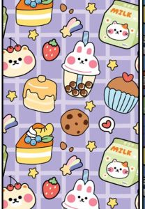 Murah!! (1Pcs) Kertas kado karakter ANIMAL B. kertas kado motif Cewek Kertas Kado Setara Sanwa Sansan Wawa