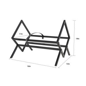 Creative Iron Desktop Storage Rack Vinyl Record CD Magazine Book Organizer Shelf