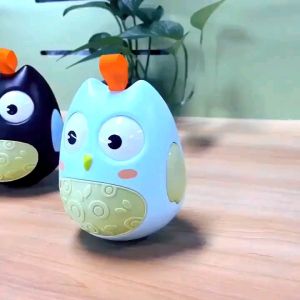 ตุ๊กตาล้มลุก ตุ๊กตานกฮูก มีเสียงกรุ้งกริ้ง ตาขยับได้ ของเล่นสัตว์เลี้ยง ของเล่นสุนัข ของเล่นแมว เสริมสร้างพัฒนาการ