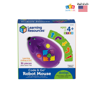 [อายุ 4+] หุ่นยนต์หนูน้อยอัจฉริยะ (CODE & GO ROBOT MOUSE) [Learning Resources]