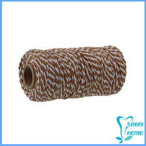 Easy เชือกเกลียวสองสี ยาว 100 เมตร สำหรับงาน DIY บรรจุภัณฑ์ของขวัญ งานฝีมือ Cotton Twine