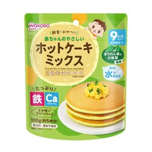 Bột làm bánh rán pancake Wakodo Nhật Bản cho bé từ 9 tháng 07/2025