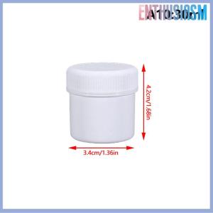 【Enthusiasm】🌟🌟【Hot Sale】🎈 1 cái 30-1000ml trắng đen nhựa Jar mặt nạ Jar Kem Jar thực phẩm lưu trữ Tank mỹ phẩm rỗng container trang điểm hộp