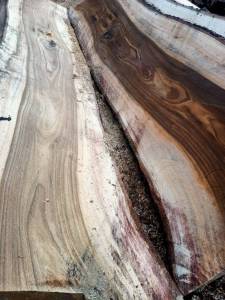 KDAUZ แผ่นไม้มะค่าแต้ ยาว 200 ซม ไม้แผ่นเดียว ไม้เนื้อแข็ง ท็อปไม้ ชั้นวางของ ชั้นวางของติดผนัง โต๊ะคอมพิวเตอร์ โต๊ะกินข้าว โต๊ะกลาง