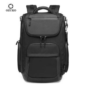 OZUKO Cool Outdoor Travel Backpack: Large Capacity Anti-theft & Waterproof Scratch Resistance Men's Business Backpack