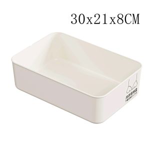 NAIL SALON 10/15 Grids Underwear Storage Box with Cover Case Classification Wardrobe Storage Box Clean Dustproof Panties Socks Organizer for Home