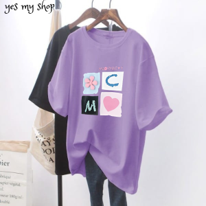 COD Kaos T-shirt Oversize Wanita - Kaos Distro WANITA - Kaos Streetwear Oversize - Baju Kaos Distro motif mc love
