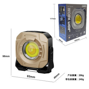 AE Đèn cắm trại ngoài trời đa chức năng đèn móc khóa di động COB Đèn làm việc đèn kiểm tra từ tính mạnh đèn pin