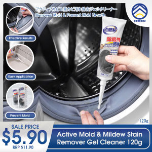 ODOROKU Mold & Mildew Remover Gel 120g Scrub Free Stain Remover Mildew Eliminating Gel Instant Results Remove Mold Cleaner For Kitchen Bathroom Tile Gap Washing Machine Toilet Wall