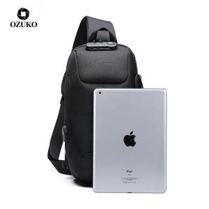 Leacat OZUKO Crossbody bag Oxford Cloth Waterproof Anti-theft Shoulder bag Messenger Bags Short Trip Chest Bag Schoolbag Sling bag travel bag for men