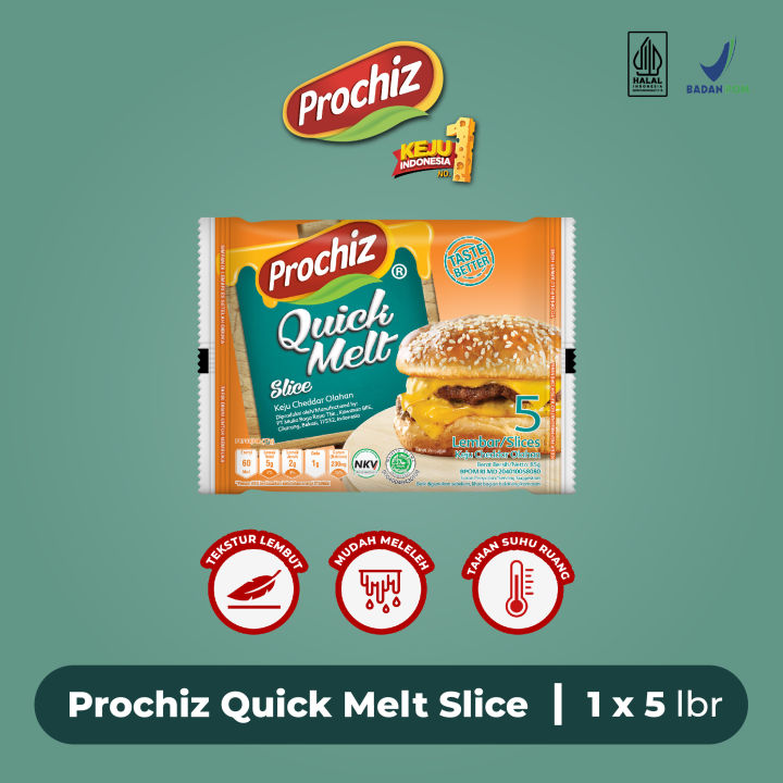 Prochiz Quick Melt Slice 5’s | Lazada Indonesia