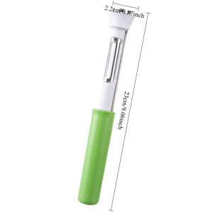 2 in 1 Stainless Steel Fruit Corer Fruit Corers Extractor Peeler Anti Slip Handle Kitchen Apple Pear Coring Tool Fruit and Vegetable Tools