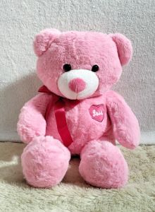 Dreamtoys96 Boneka Teddy Bear Dada Love Bordir Pita Satin XL