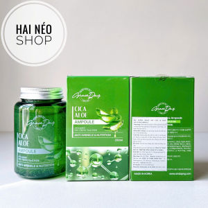[DATE 07/09/2026] Tinh chất cô đặc Rau má Lô hội & Niacinamide dịu da giảm đỏ cấp nước mát da tăng cường hàng rào da nhạy cảm Grace Day Cica Aloe Ampoule 250ml (Hàn)