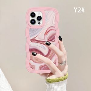 (Lokal Ready) Xinyu Casing hp Xiaomi Poco M3 Pro Poco M3 Poco X3 NFC Poco X3 Pro Popular Corak Strip Tekstur Marble yang indah Pinggir Gelombang Soft Cover
