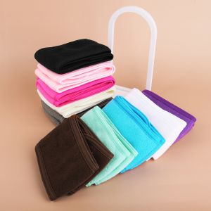 Terry สปาแต่งหน้าที่คาดผมหน้ากากอาบน้ำขณะอาบน้ำแถบรัดศีรษะ Terry แบบปรับได้