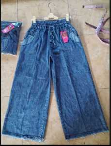 CELANA KULOT ANAK JEANS LABUBU KUROMI MIXUE  CELANA ANAK TERBARU USIA 6-15 TAHUN