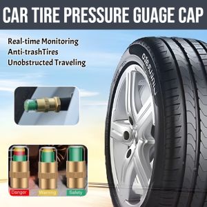 Tire Air Pressure Cap Car Plastic Core Explosionproof Model High-Precision Auto Tire Pressure Alarm Valve Stem Caps Cover Alert Monitoring Tool