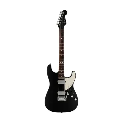 Fender Japan Elemental Stratocaster HH Electric Guitar RW FB Stone Black
