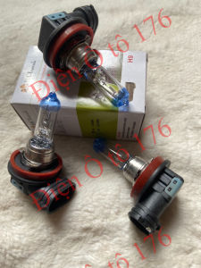 COMBO 10 bóng đèn pha ô tô bóng đèn Halogen H9-HCL đầu xanh siêu sáng. Điện 12v và 24v