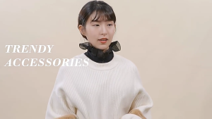 Vintage Ruffled Mock Neck False Collar Detachable Blouse Button Down Half Shirt Crop Top Clothing Accessory for Women