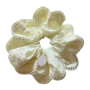 Lace Hair Scrunchie For Everyday Elegant Styling Fashion Hair Accessories Fabric Hairpiece For Casual Prom Occasion