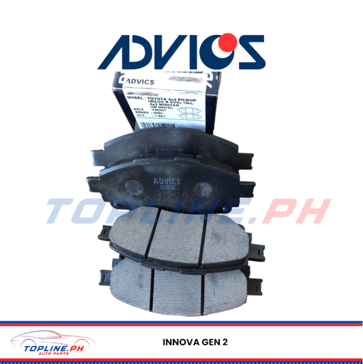 Toyota Innova Gen 2 20162023 Front Brake Pad Lazada PH