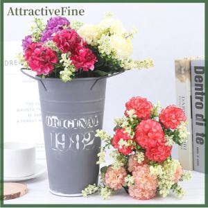 AttractiveFine 1 Bó Hoa 5 Đầu Tú Cầu Hoa Lụa Hoa Nhân Tạo Giữ Hoa Trang Trí Nội Thất