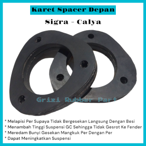 Karet Spacer Tatakan Bantalan Peninggi Support Shock Depan Sigra Calya 1Set(2Pcs)
