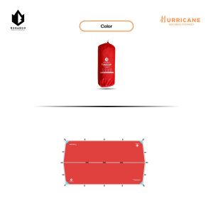FLYSHEET BOGABOO HURRICANE 3X3 NYLON 30D PU 5.000 100% anti air 19 LOOP FULL SEAL - TARPTENT - atap tenda waterproof