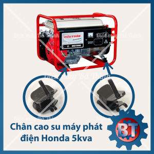 Đế chân cao su giảm rung máy phát điện xăng 3kva 5kva 7kva