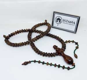 tasbih kayu liwung hitam model kepala tasbih terbaru