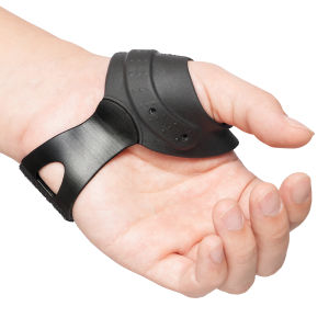 VELPEAU Flexible CMC Thumb Brace - Soft Rubber Thumb Splint for Arthritis Pain and Support Comfort Cool Thumb CMC Restriction Splint Thumb Stabilizer for CMC Joint