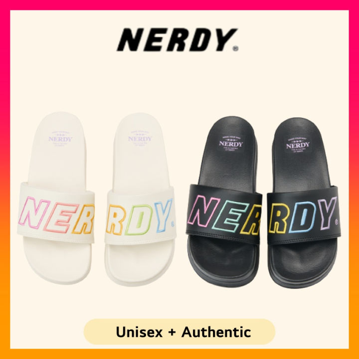 NERDY UNISEX Rainbow Slide Slipper Lazada Singapore