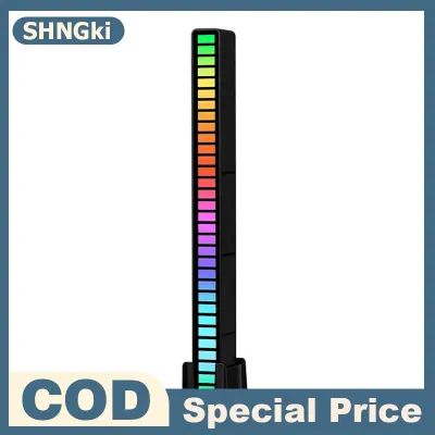 SHNGki RGB Voice Control Audio Voice Control Music Rhythm Lamp Led Atmosphere Light