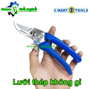 Kéo cắt tỉa cành C-MART tay cầm công thái học A0051 kích thước 7 inch - KIOT ĐỒ NGHỀ