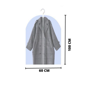 Cover Baju Transparan Gantungan Resleting Anti Debu Pelindung Pakaian Gantung Bahan PEVA Anti Air Dan Anti Jamur Sarung Gaun Dress A22