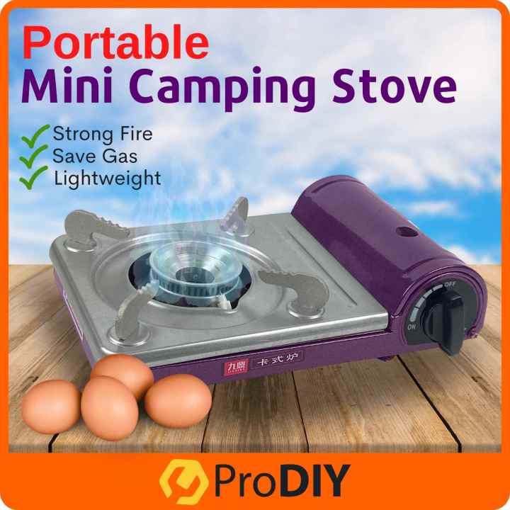 Portable Mini Camping Gas Stove Butane Cooker For Camping Hiking Picnic
