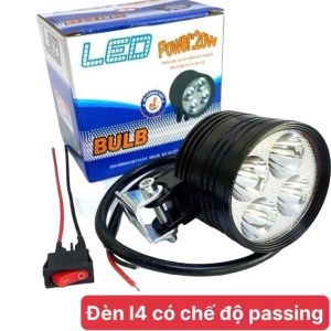 Đèn L4 Trợ Sáng Ngắn Cho Xe Máy Xe Điện Ô Tô – Ánh Sáng Mạnh Tản Nhiệt Tốt Chống Nước Chuẩn – Phù Hợp Nhiều Dòng Xe