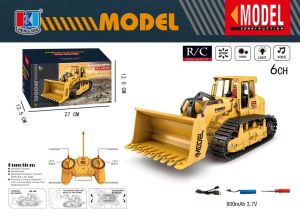 HENGJIAN MAINAN RC KONSTRUKSI TRUCK BULLDOSER BULLDOZER REMOTE CONTROL 6CH 1:24 808