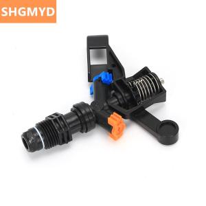 [COD] SHGMYD Agriculture Plastic Rocker Nozzle Irrigation Lawn Sprinkler With 1 2 Inch Male Connector Garden Watering Rotating Sprinkler