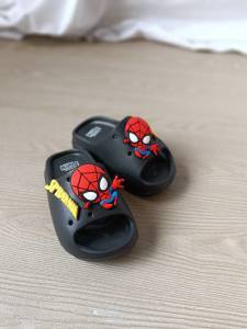 พร้อมส่งจากไทย!! รองเท้าแตะสวม เด็กผู้ชาย ลายสไปเดอร์แมน ลิขสิทธิ์แท้ S368