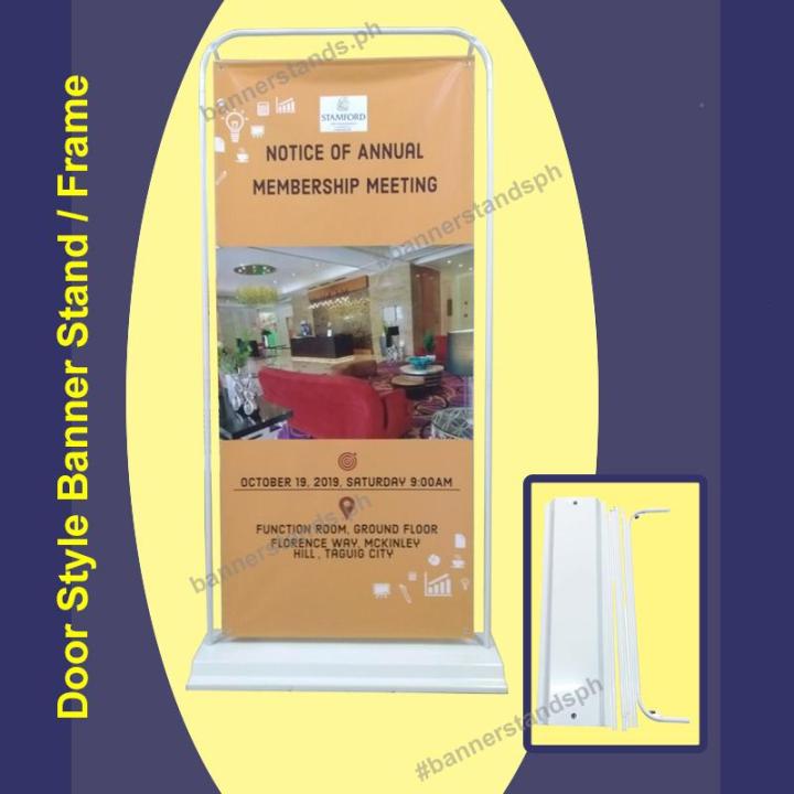 Door Frame Type Banner Stand Tarpaulin Tarp Standee 80cm x 180cm