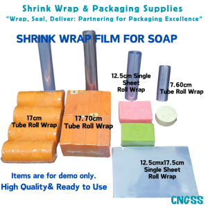 Shrink Wrap Plastic Packaging / Shrinkable Plastic Sealer Tape for Round/ Square/ Oval Soap Seal