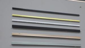 Aluminum right angle L Decorative corner trim strip Floor tile edge trim wall panel right-angle trim