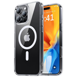 เคสโทรศัพท์แบบใสคริสตัลบางเฉียบสำหรับ17 16e อากาศ15 14 13 12 Pro Max Plus สำหรับ MagSafe กรอบด้านหลังแข็งใสแบบบางสำหรับ iPhone 17 Pro Max ฟิล์มกันสีเหลืองทหารกันกระแทกเคสกันกระแทก