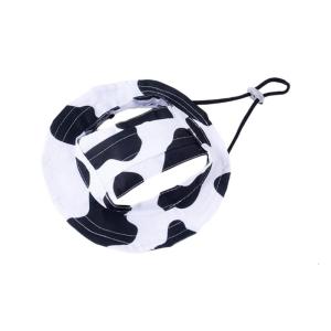 Pet Sun Protective Hat Adjustable Tie Wide Brimmed Design For Dog Cats Rabbits Lightweight Summer Accessory