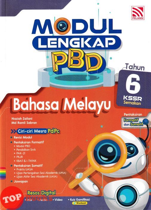 [TOPBOOKS Pelangi] Modul Lengkap PBD Bahasa Melayu Tahun 6 KSSR Semakan ...