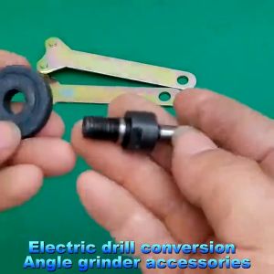 5pcs Electric Drill Conversion Angle Grinder Connecting Rod 10mm Cutting Disc Polishing Wheel Converter Set